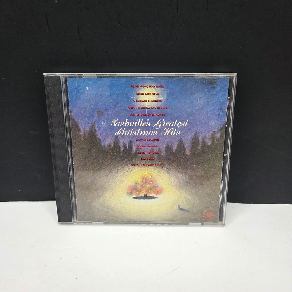 Nashville's Greatest Christmas Hits CD 1988 Willie Nelson Johnny Cash Various